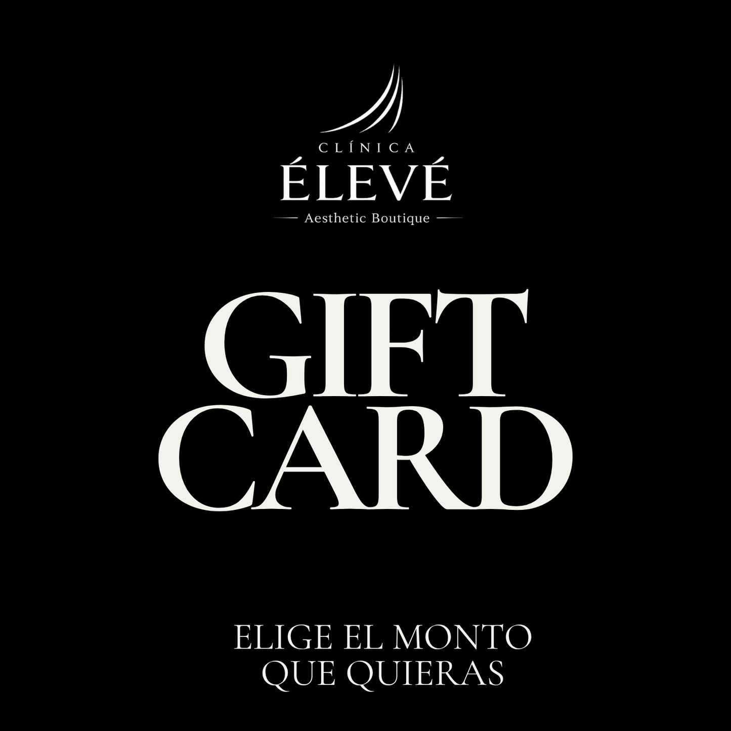 GIFT CARD DIGITAL - ÉLEVÉ : ELIGE EL MONTO QUE QUIERAS !